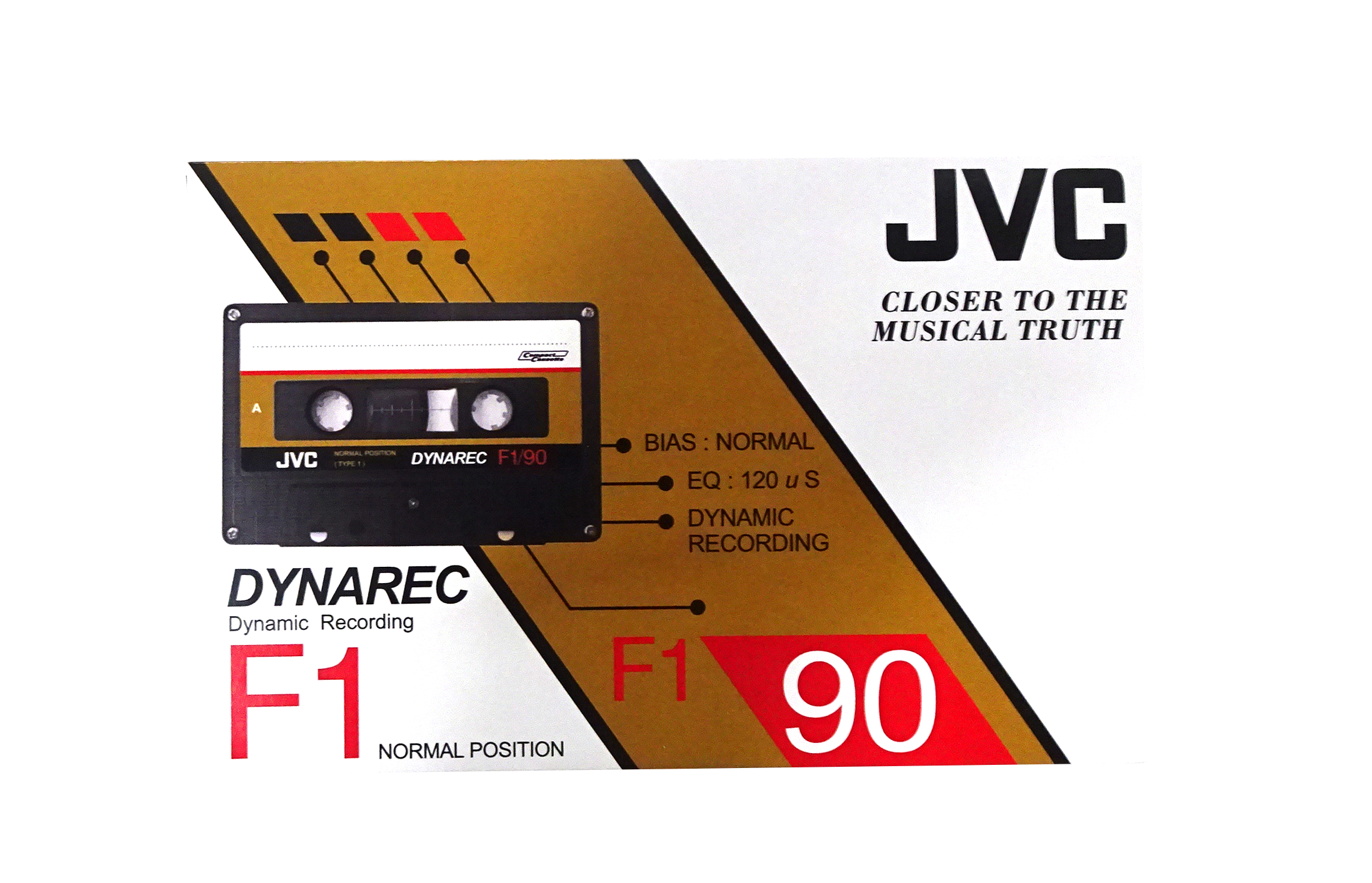 Аудиокассеты JVC F1/90  Dynarec