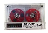 Аудиокассета c красными боббинками &quot;SHARP GF-800&quot;