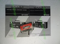 Manual + casete de demostración para grabadora &quot;SHARP WF-940&quot;