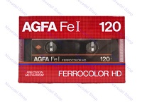 Casete de audio AGFA FeI 120 FERROCOLOR HD