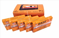 Audiokassetten &quot;BASF LH extra I 90&quot;in einer Box