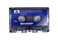 Audio cassettes SHARP demonstration 30 minutes