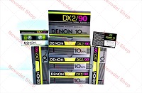 Boîtes pour cassettes audio &quot;DENON DX2/90&quot;