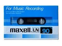 Cassette audio Maxell LN90 For Music Recording