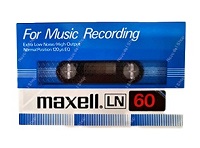 Cassette audio Maxell LN60 For Music Recording