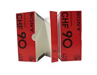 Boîtes pour cassettes audio &quot;SONY CHF90&quot;